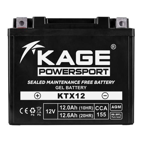 Batterie gel kage ytx12 - batterie, ytx12-bs